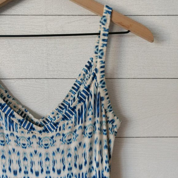 Cynthia Rowley Fit & Flare Ikat Tank Dress S - Picture 2 of 7